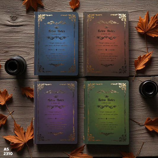 Gift To Love | Retro Notes Notebook | Size : A5 | Code : 2310