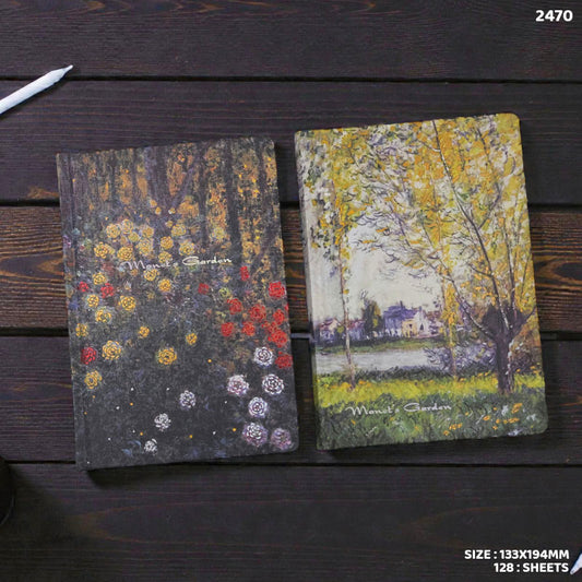 Gift To Love | Monets Garden Notebook | Size : A5 | Code : 2470