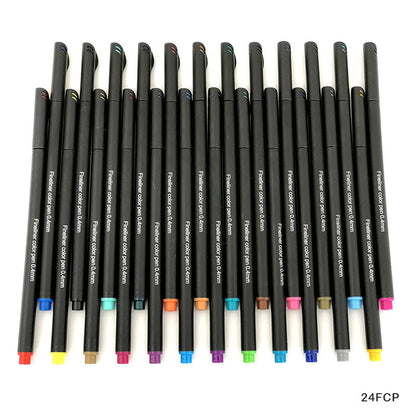Gift To Love | Fineliner Color Pen | Size : 0.4 Mm | Pcs : 24 Pcs | Code : 24FCP