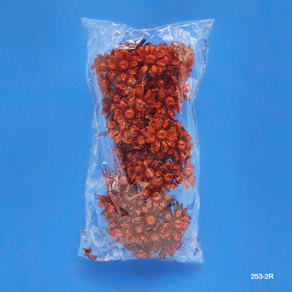 Gift To Love | Glitter Sun Flower | Color : Red | Pcs : 72 Pcs | Code : 253-2R