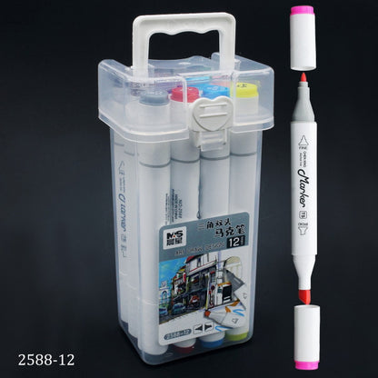 Gift To Love | Touch Marker 2 In 1 Pen Set With Box | Pcs : 12 Pcs | Code : 2588-12