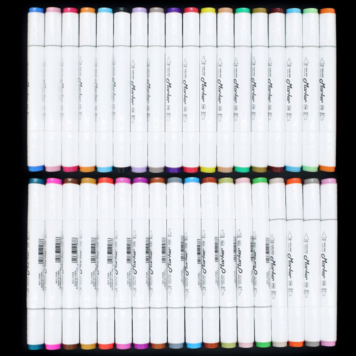 Gift To Love | Touch Marker 2 In 1 Pen Set With Box | Pcs : 36 Pcs | Code : 2588-36
