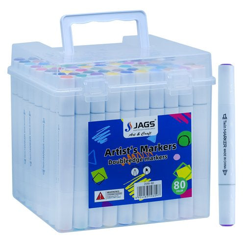Gift To Love | Touch Marker 2in1 Pen Set With Box 80pcs | Code : 2588-80