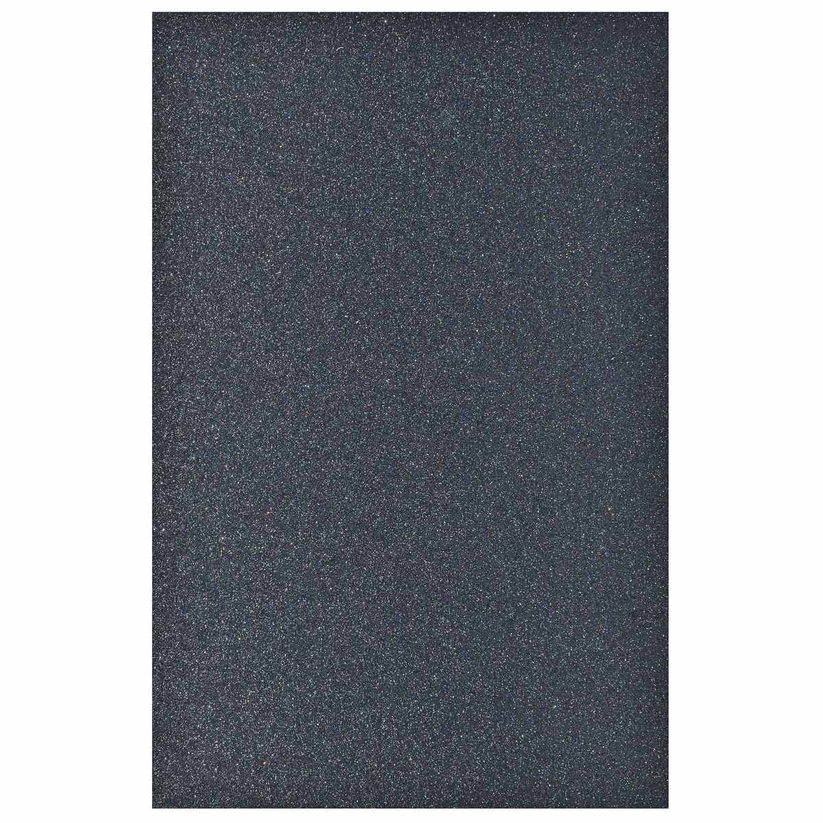 Gift To Love | A4 Glitter Foam Sheet With Sticker | Color : Black | Code : 26164BK