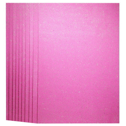 Gift To Love | A4 Glitter Foam Sheet With Sticker | Color : Baby Pink | Code : 26164BPK