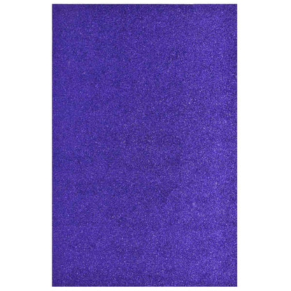 Gift To Love | A4 Glitter Foam Sheet With Sticker | Color : Dark Purple | Code : 26164DPE
