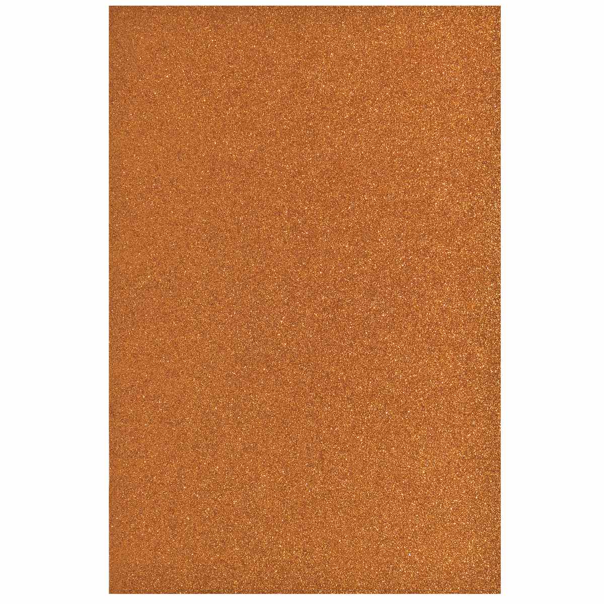 Gift To Love | A4 Glitter Foam Sheet With Sticker | Color : Orange | Code : 26164OE