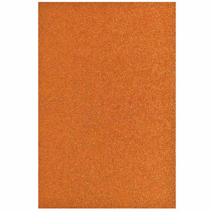 Gift To Love | A4 Glitter Foam Sheet With Sticker | Color : Orange | Code : 26164OE