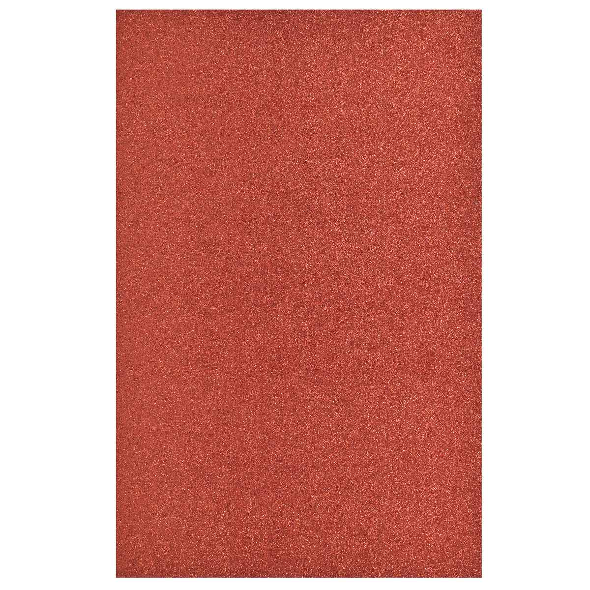 Gift To Love | A4 Glitter Foam Sheet With Sticker | Color : Red | Code : 26164RD