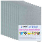Gift To Love | A4 Glitter Foam Sheet With Sticker Silver | Code : 26164SR