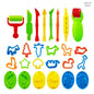 Gift To Love | 26Pc Plastic Clay N Sand Art Tool (26Pct) | Pcs : 26Pc | Code : 26PCT
