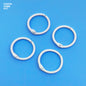 Gift To Love | Book Binding Ring | Color : White | Size : 30 Mm | Pcs : 6 Pcs | Code : 30BRW