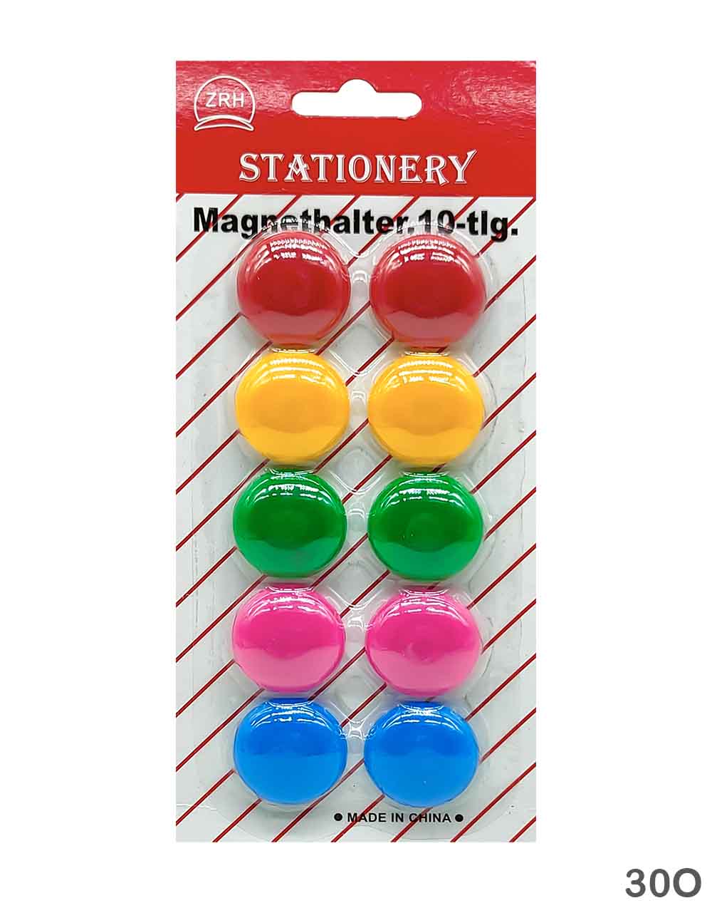 30MM OPAQUE MAGNET 10PCS (30O) - GIFT TO LOVE