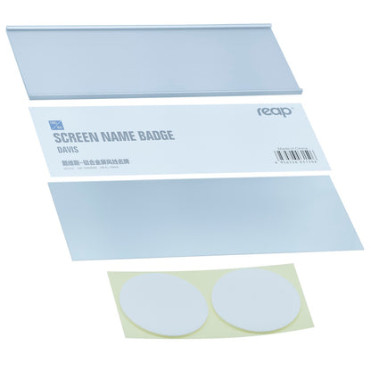 Gift To Love | Screen Name Badge Davin | Color : Silver | Size : 180 X 60 Mm | Code : 3150SR