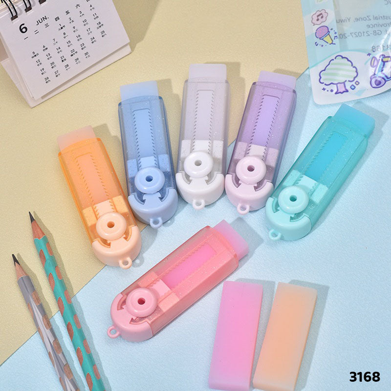 Move Push Pull Eraser Pen