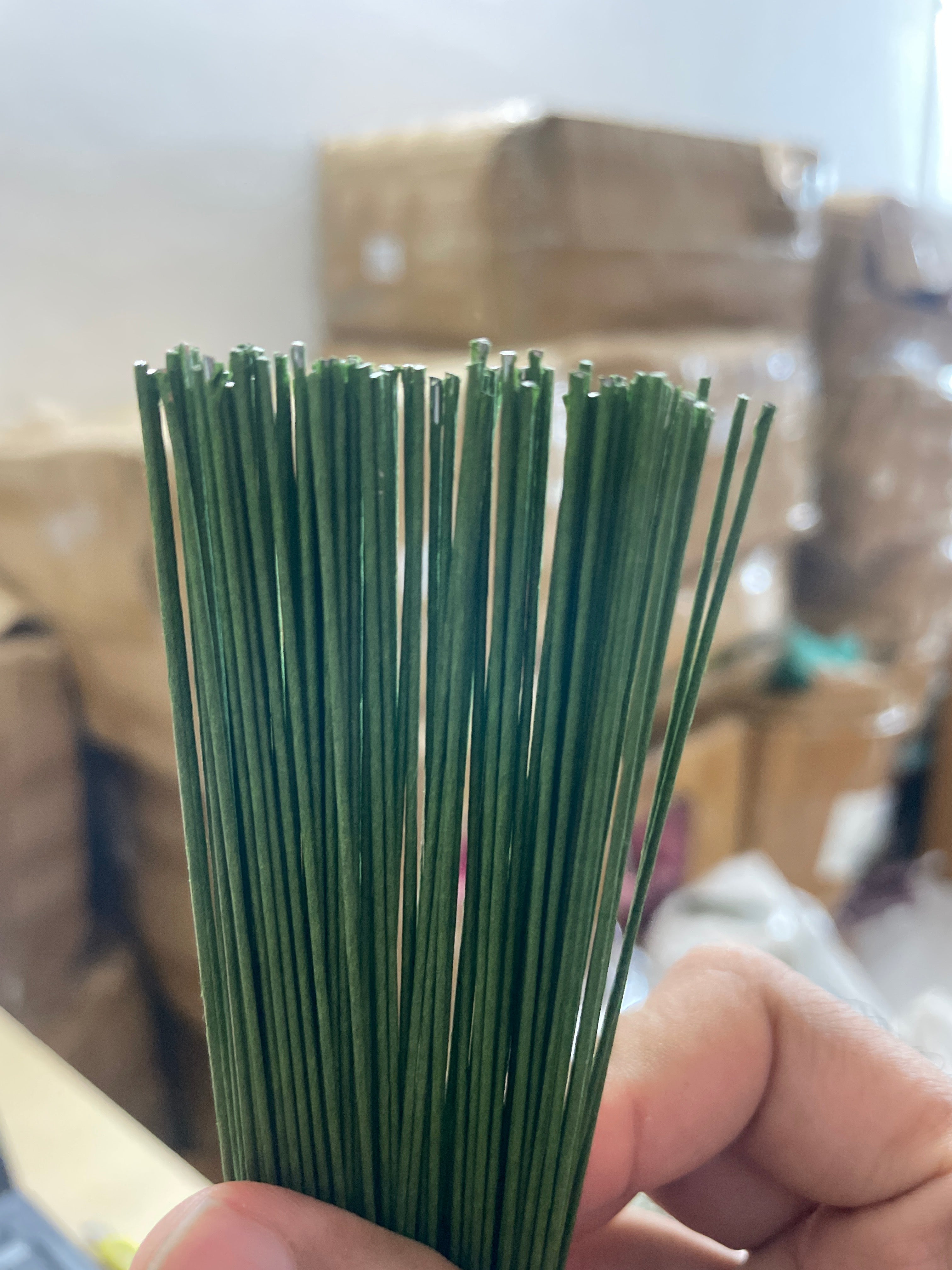 Craft Wire Stick 12inch 26Guage Green WR26100-G
