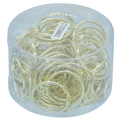 Gift To Love | Book Ring | Color : Golden | Size : 32 Mm | Pcs : 100 Pcs | Code : 32MMGOLD