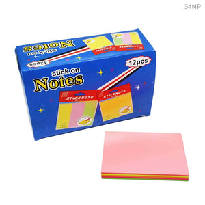 Gift To Love | Sticky Note | Color : Neon Multi | Size : 3X4 | Code : 34NP
