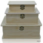 Gift To Love | Wooden Empty Box Books Safe | Pcs : Set Of 2 Pcs | Code : 355072