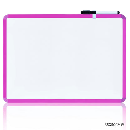 Gift To Love | White Board Double Side With Marker | Color : White | Size : 35x50 Cm | Pcs : Xl Big | Code : 35X50CMW