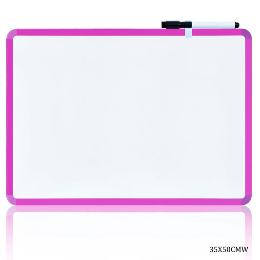 Gift To Love | White Board Double Side With Marker | Color : White | Size : 35x50 Cm | Pcs : Xl Big | Code : 35X50CMW