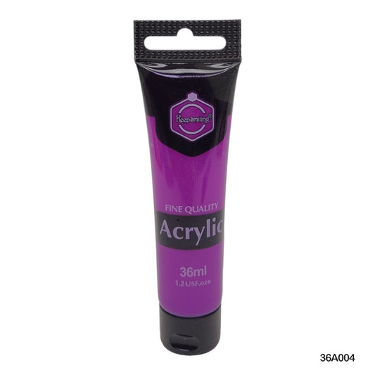 Gift To Love | Acrylic Paint Tube | Color : Purple | Size : 36 Ml | Code : 36A004