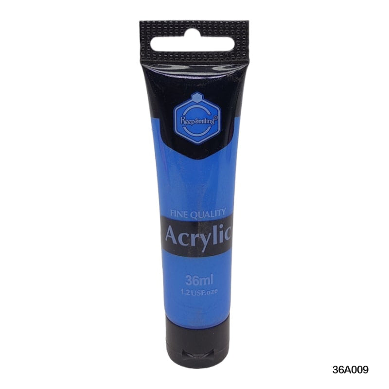 Gift To Love | Acrylic Paint Tube | Color : Shiny Blue | Size : 36 Ml | Code : 36A009