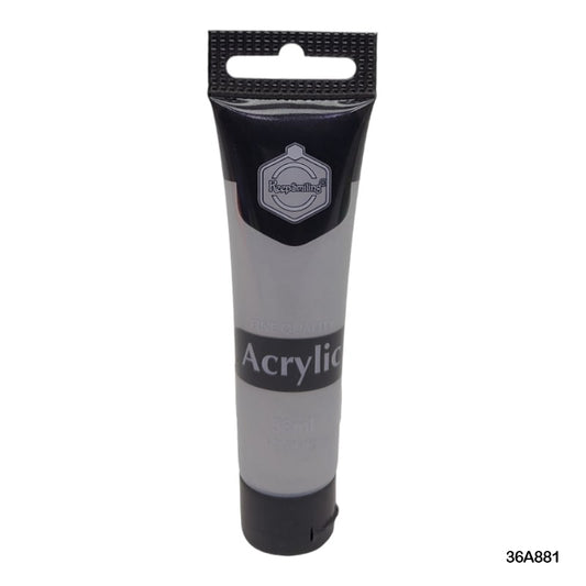 Gift To Love | Acrylic Paint Tube | Color : Shiny Grey | Size : 36 Ml | Code : 36A881