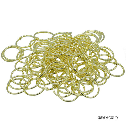 Gift To Love | Book Ring | Color : Golden | Size : 38 Mm | Pcs : 100 Pcs | Code : 38MMGOLD