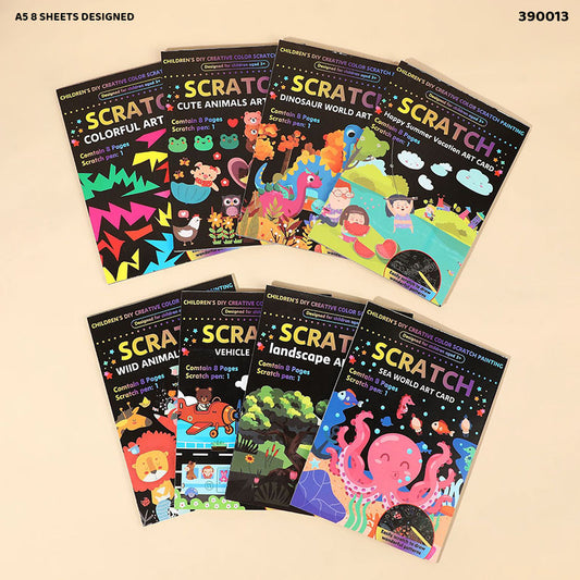 Gift To Love | Scratch Book A5 | Pcs : 8 Sheets | Code : 390013