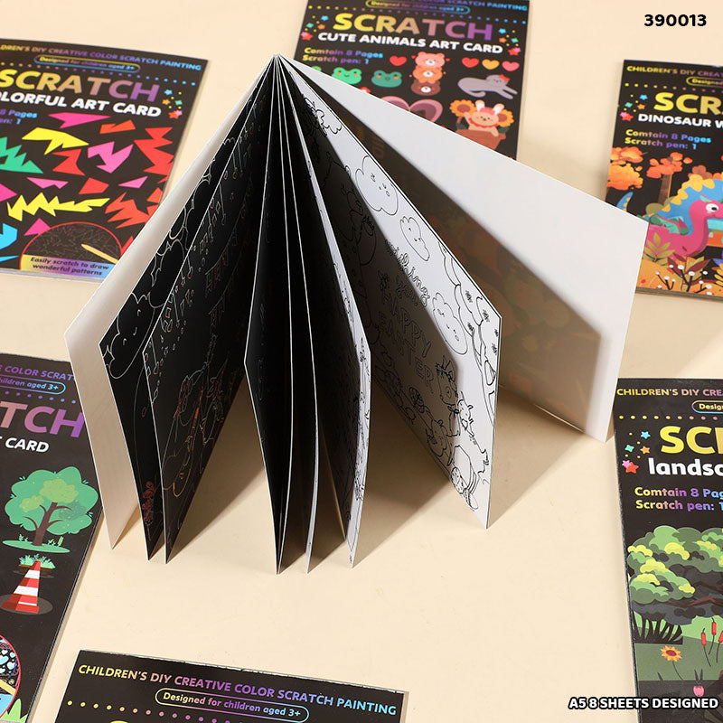 Gift To Love | Scratch Book A5 | Pcs : 8 Sheets | Code : 390013