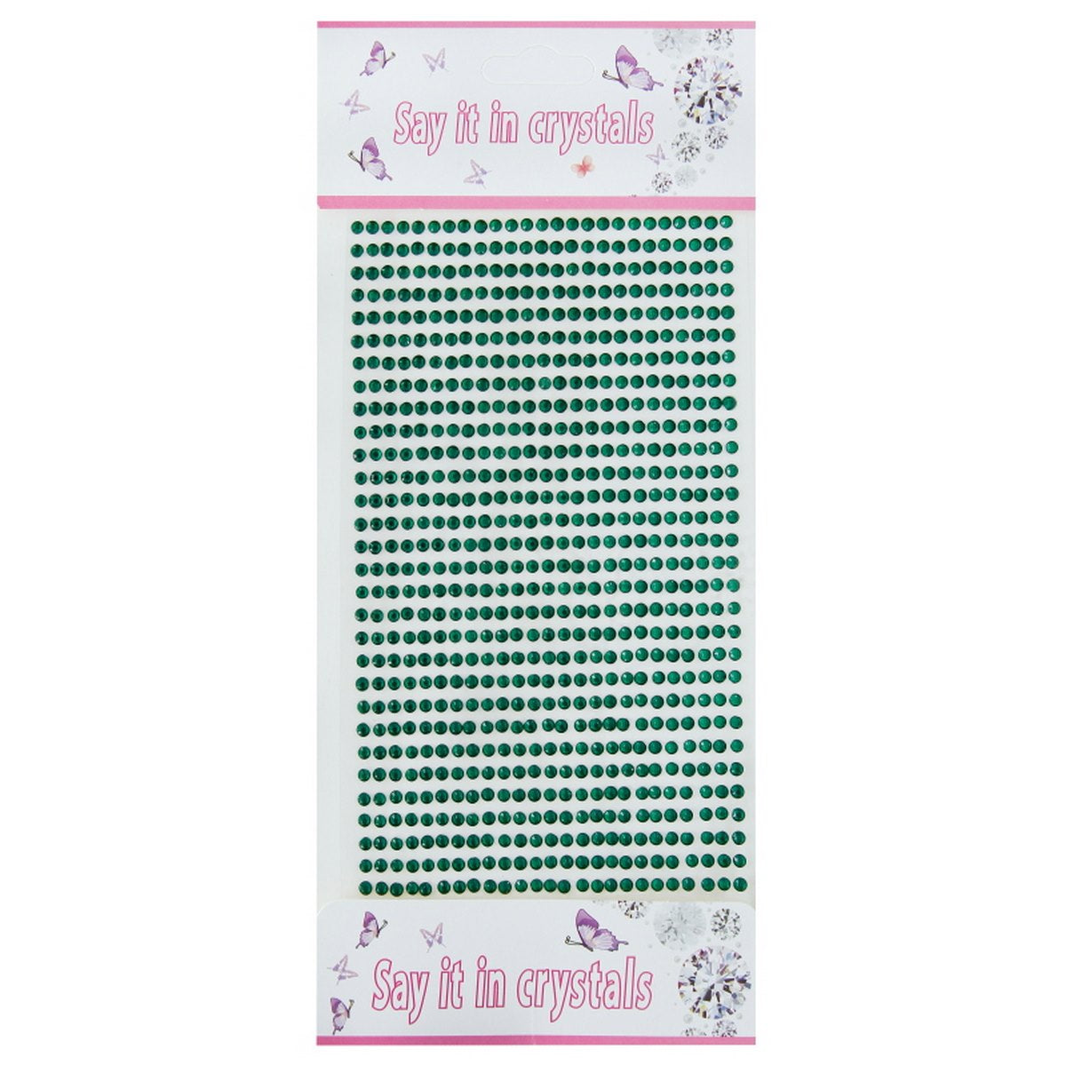 Gift To Love | Diamond Sticker | Color : Dark Green | Size : 3 Mm | Code : 3DSSMC-10