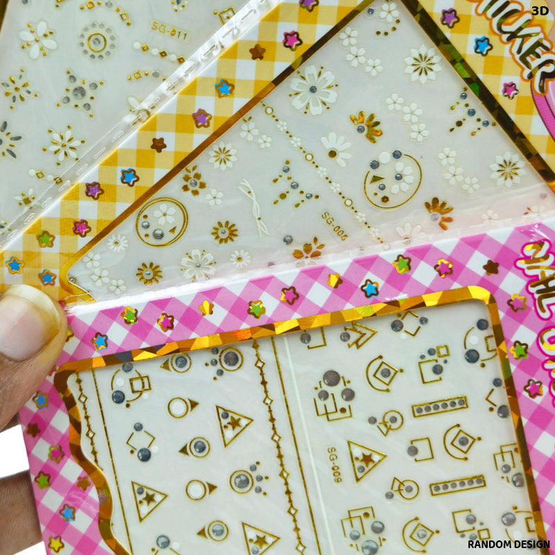 Gift To Love | 3D Nail Sticker | Code : 3D