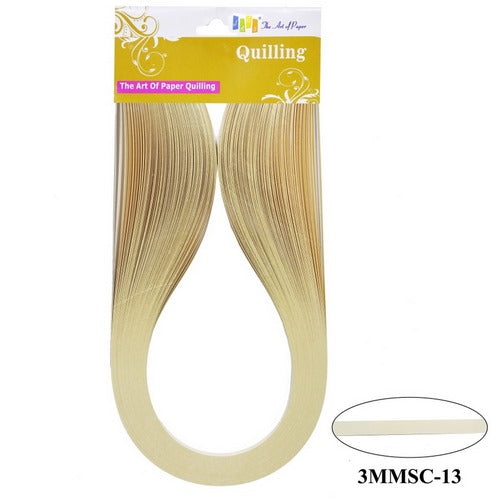 Gift To Love | Quilling Strip 3mm S/C 13 Cream | Code : 3MMSC-13