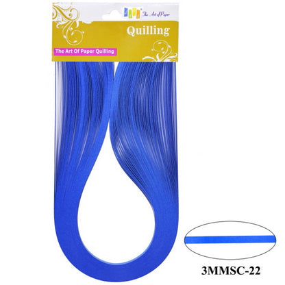 Gift To Love | Quilling Strip | Color : Turquoise Blue | Size : 3 Mm | Code : 3MMSC-22