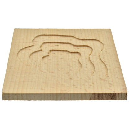 Gift To Love | Wooden Tea Coaster Square | Code : 3WTC00
