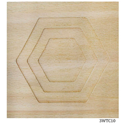 Gift To Love | Wooden Tea Coaster Square | Code : 3WTC10