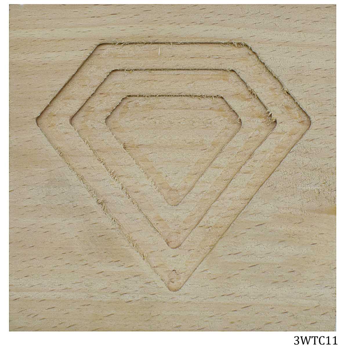 Gift To Love | Wooden Tea Coaster Square | Code : 3WTC11