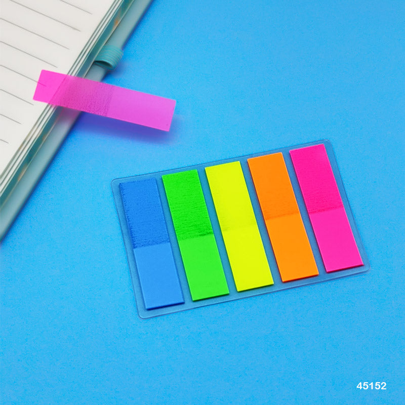 Gift To Love | Sticky Notes Neon | Size : 12 X 45 Mm | Pcs : 5 Color | Code : 45152