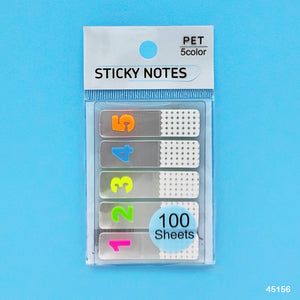Gift To Love | Sticky Notes | Size : 12 X 45 Mm | Pcs : 5 Tp | Code : 45156