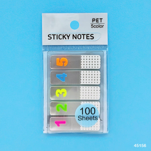 Gift To Love | Sticky Notes | Size : 12 X 45 Mm | Pcs : 5 Tp | Code : 45156