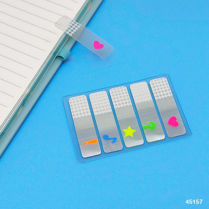 Gift To Love | Sticky Notes | Size : 12 X 45 Mm | Pcs : 5 Tp | Code : 45157