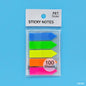 Gift To Love | Sticky Notes Arrow | Color : Neon | Size : 12 X 45 Mm | Pcs : 5 Pcs | Code : 4515A