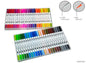 Gift To Love | Dual Tip Brush Pen | Pcs : 48 Color Set | Code : 48DTBP