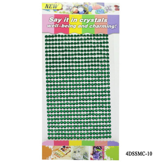 Gift To Love | Sticker Diamond | Color : Dark Green | Size : 4 Mm | Code : 4DSSMC-10