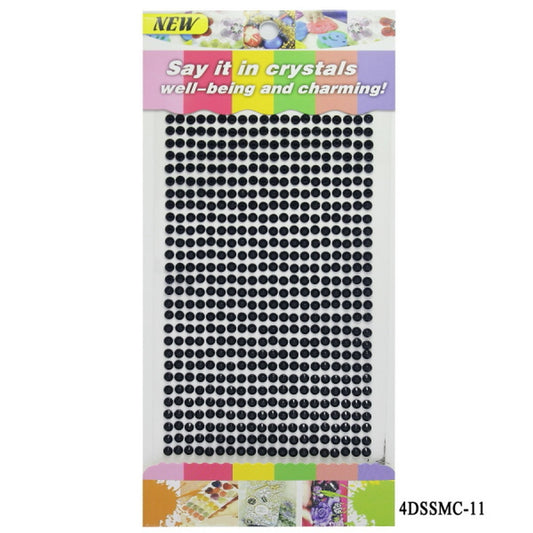 Gift To Love | Sticker Diamond | Color : Black | Size : 4 Mm | Code : 4DSSMC-11