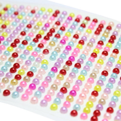 Gift To Love | Sticker Pearl | Color : Multi Colour | Pcs : 4 Pcs | Code : 4DSSPMC