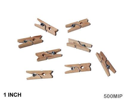 Gift To Love | Clip Mini Plain | Size : 1 Inch | Pcs : 1000 Pcs | Code : 500MIP