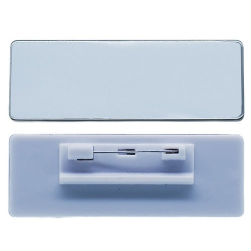 Gift To Love | Name Badges Metal With Pin Silver (7X2.5) | Code : 5011SR