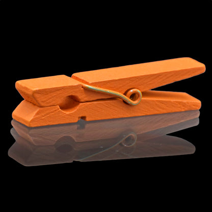 Gift To Love | Wooden Clip | Color : Big Colour | Size : 60 Mm | Pcs : 50 Pcs | Code : 50P60MMC